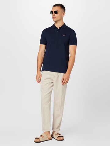 s.Oliver Poloshirt in Blau