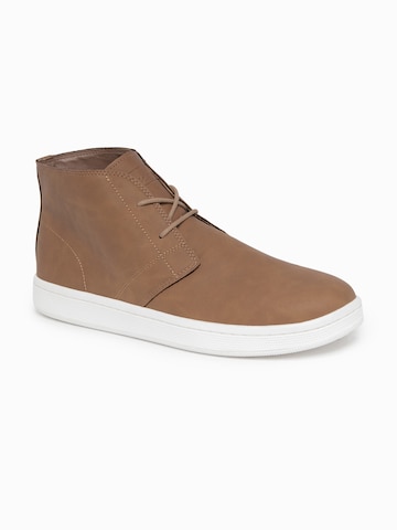 Ombre Sneakers hoog in Bruin
