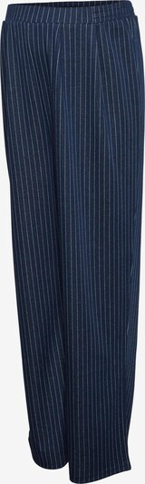 MAMALICIOUS Pantalon à pince 'Mikko' en bleu marine / blanc, Vue avec produit