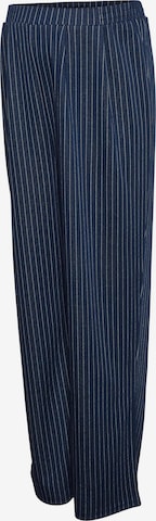 MAMALICIOUS Wide leg Pleat-Front Pants 'Mikko' in Blue: front