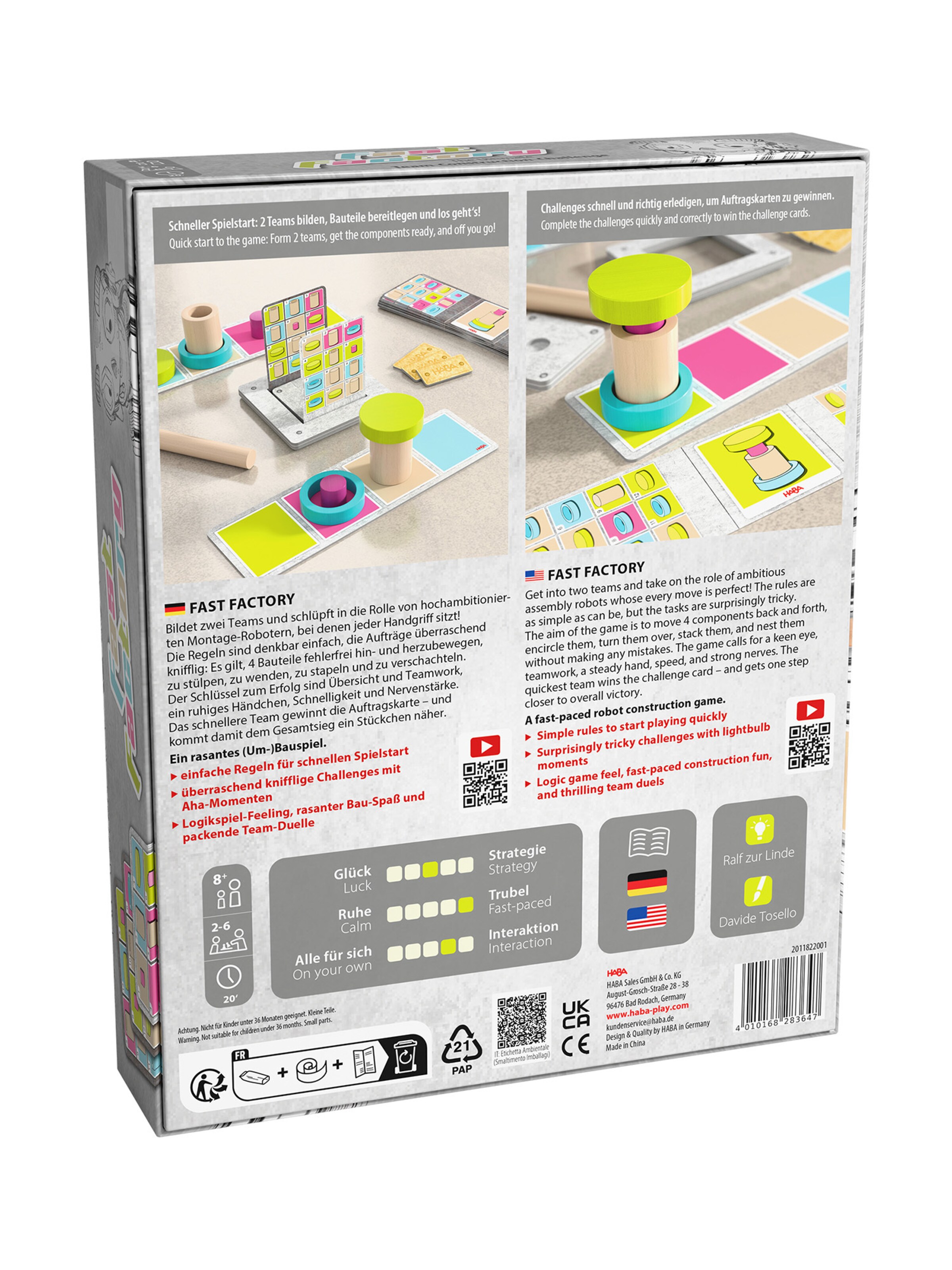 HABA Spiel ' Fast Factory ' in Mischfarben