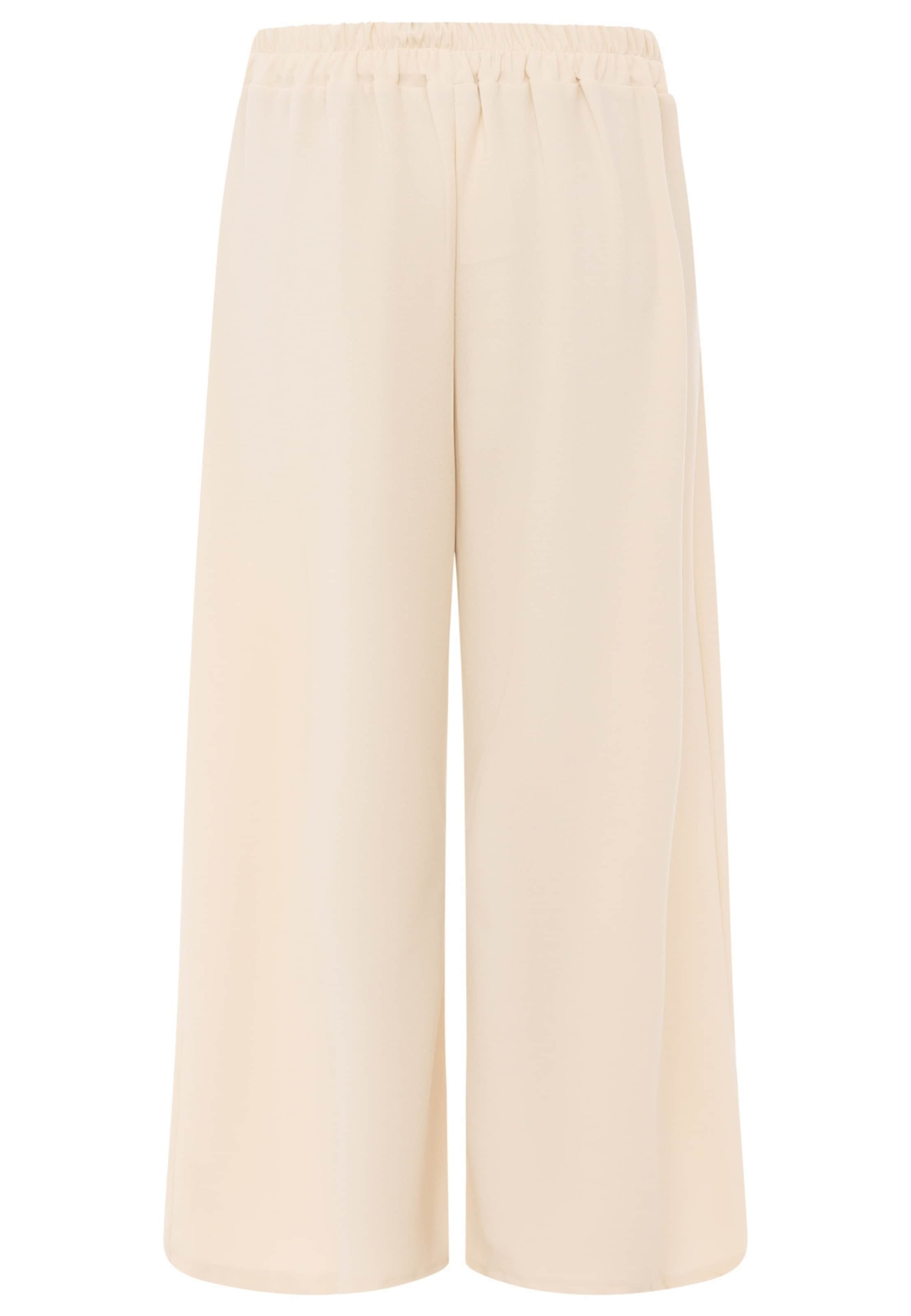Zwillingsherz Loose fit Pleat-Front Pants in Beige