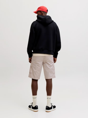 JACK & JONES Loose fit Cargo Pants 'JPSTCOLE MATTY' in Beige