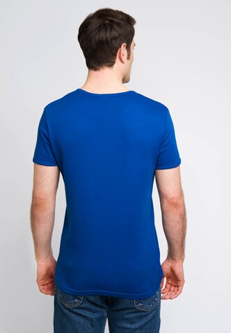 LOGOSHIRT Shirt 'Superman' in Blue