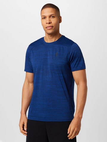 SKECHERS Функциональная футболка в Синий: спереди