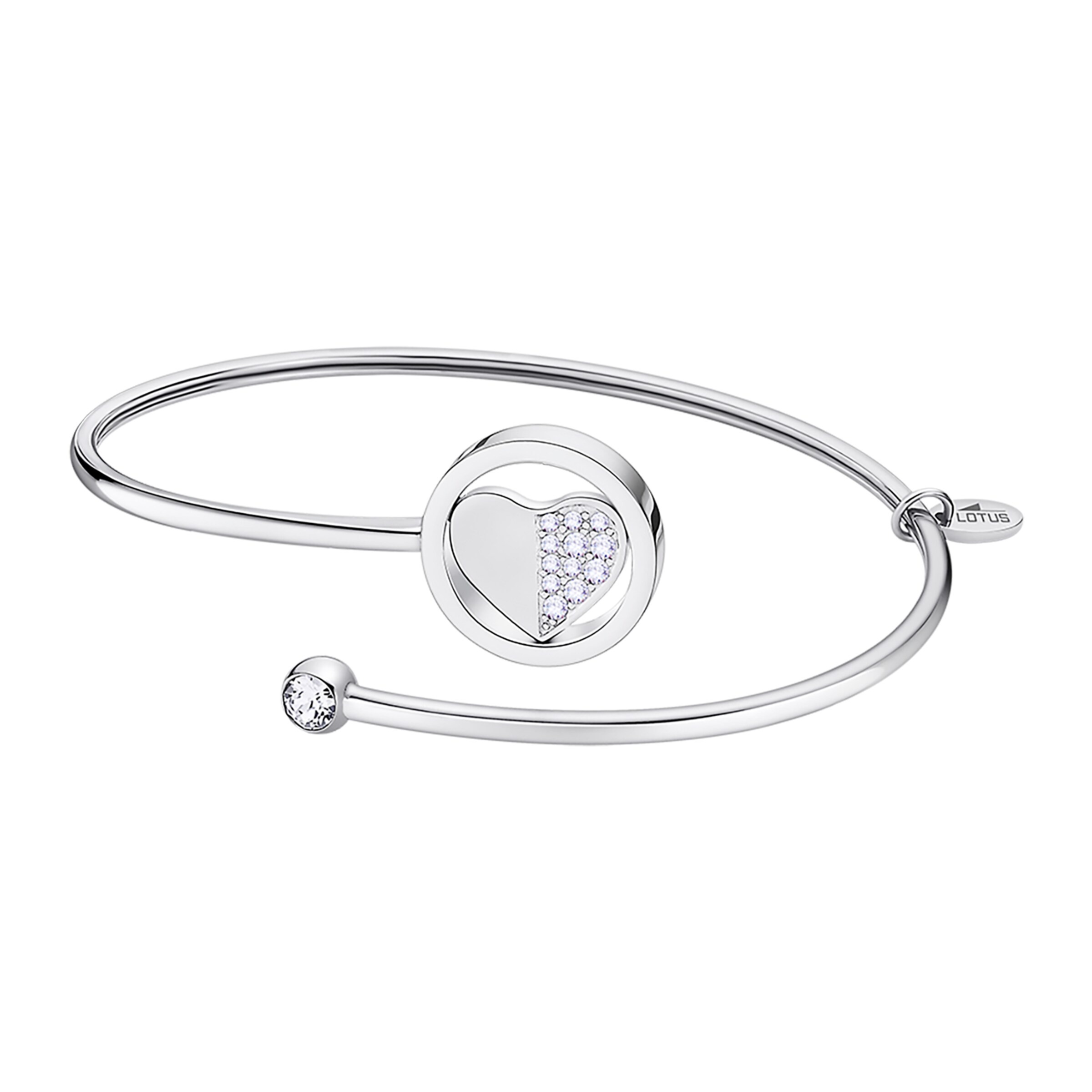 Lotus Armband in Silber: Vorderseite