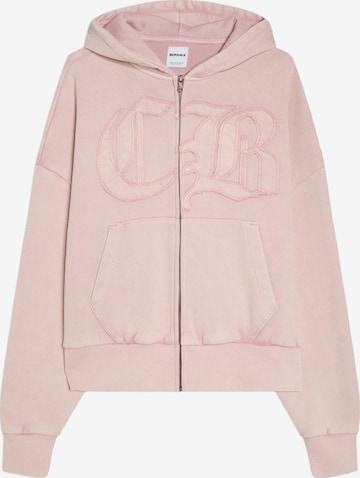 Bershka Mikina – pink: přední strana