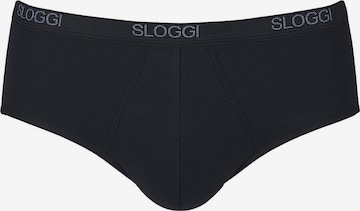 SLOGGI Slip 'Basic Midi' in Zwart: voorkant