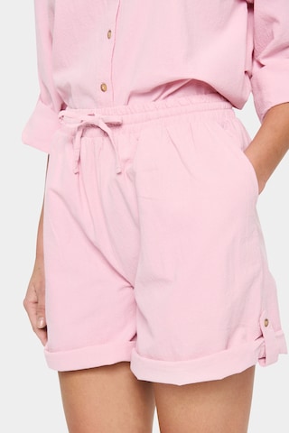 SAINT TROPEZ Loosefit Kalhoty – pink