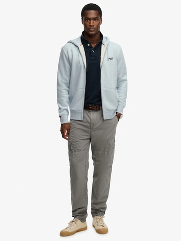 Superdry & Co Кофта на молнии 'ESSENTIAL' в Синий