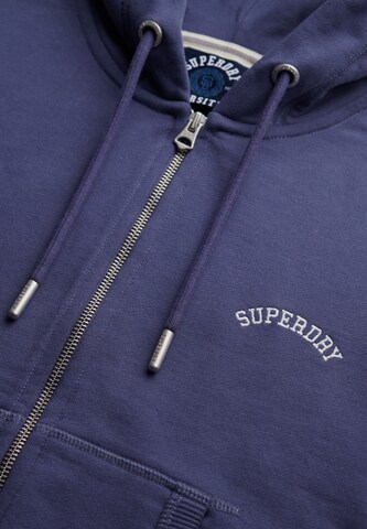 Veste de survêtement 'Essential' Superdry en bleu