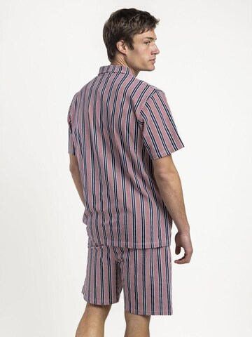 admas - Pijama corto en rojo