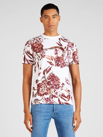 T-Shirt 'VINCENT' JACK & JONES en blanc : devant