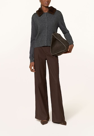 darling harbour Knit Cardigan in Grey: front