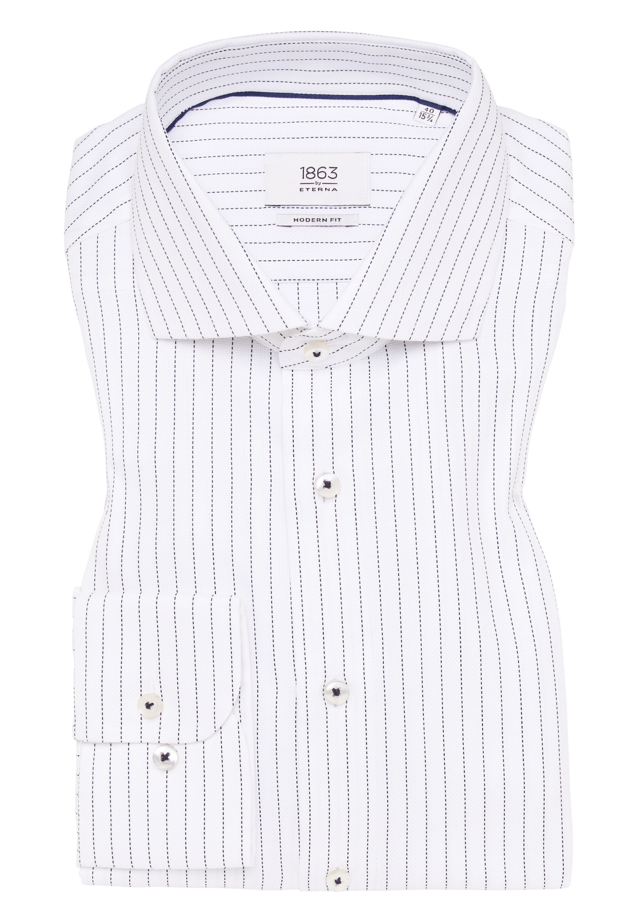 ETERNA Regular Fit Hemd in Weiß