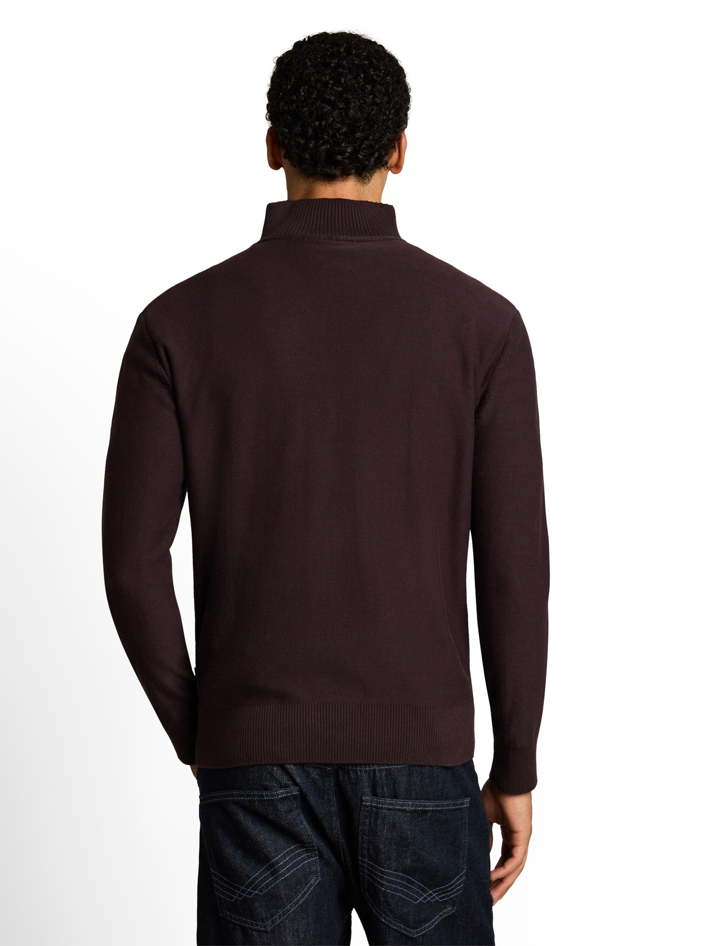 TOM TAILOR DENIM Pullover in Lila