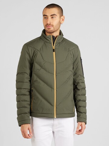BOSS Winter Jacket 'Titanium' in Green: front