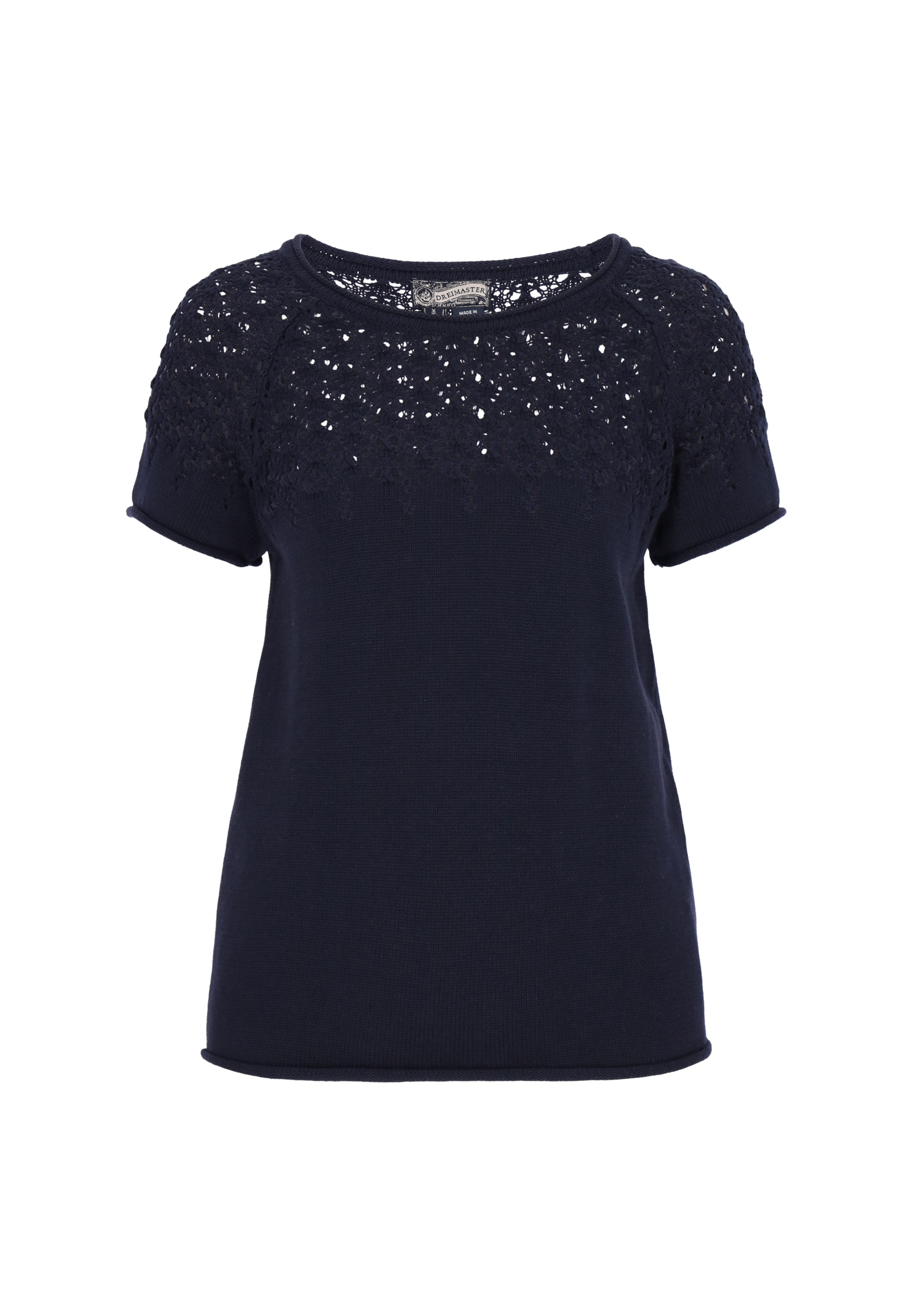 DreiMaster Vintage Pullover em navy, Vista do artigo