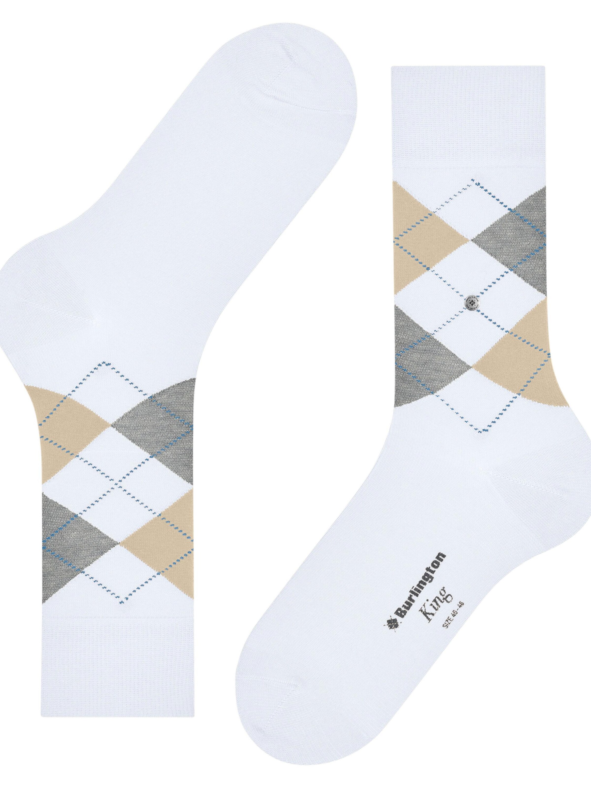 BURLINGTON Socks 'King' in White