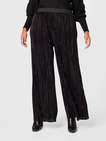 Persona by Marina Rinaldi Regular Pants 'OBLUNGO' in Black: front