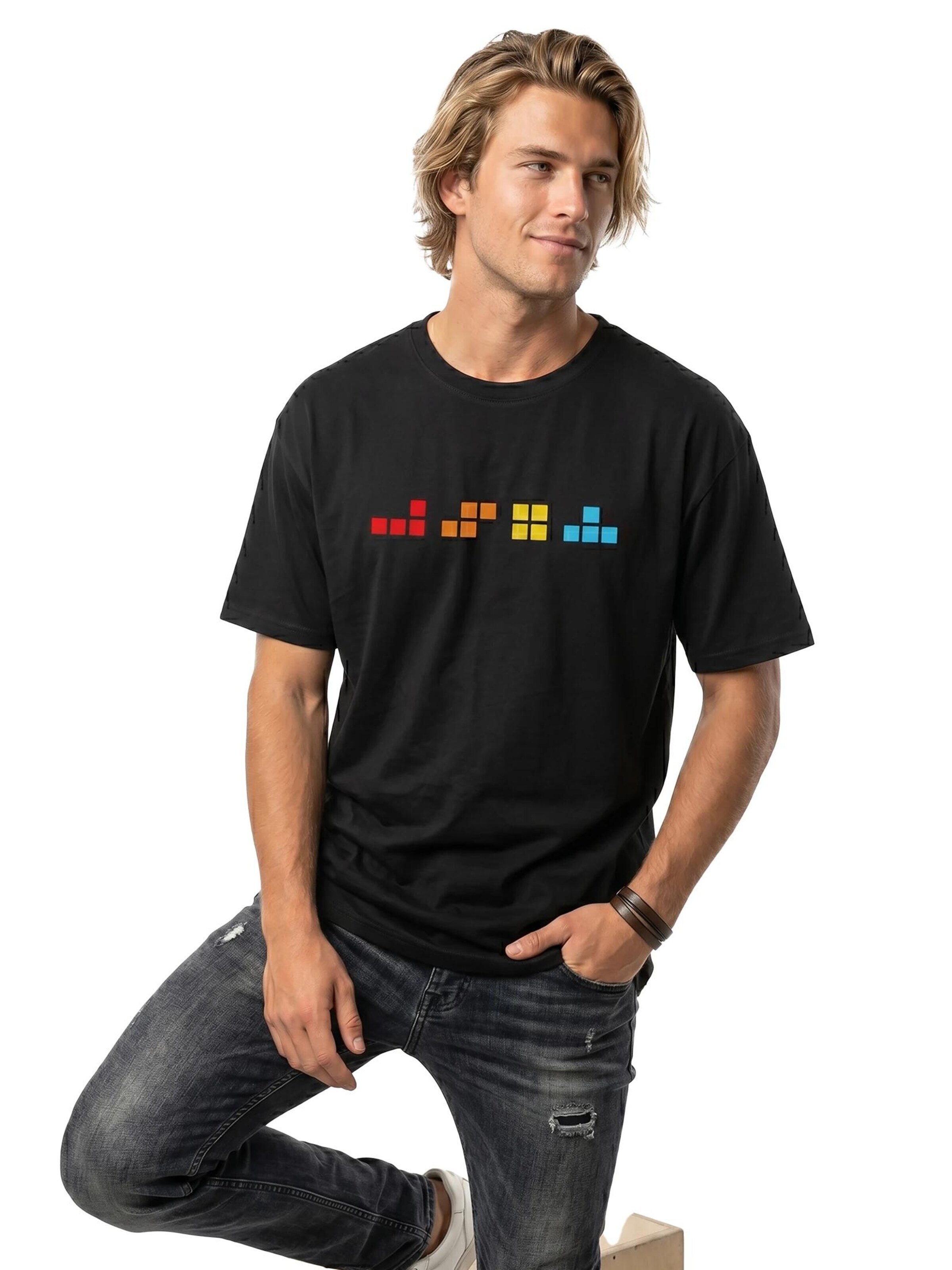 MAKAYA Shirt 'T-Elements' in Black