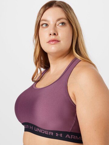 Bustier Soutien-gorge de sport UNDER ARMOUR en violet