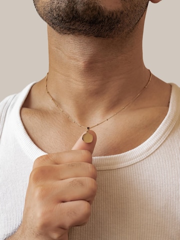 Hey Happiness Ketting 'Irregular Disc Pendant' in Goud