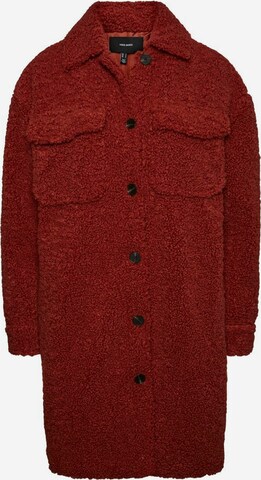 Manteau mi-saison 'Kyliefilucca' VERO MODA en rouge : devant