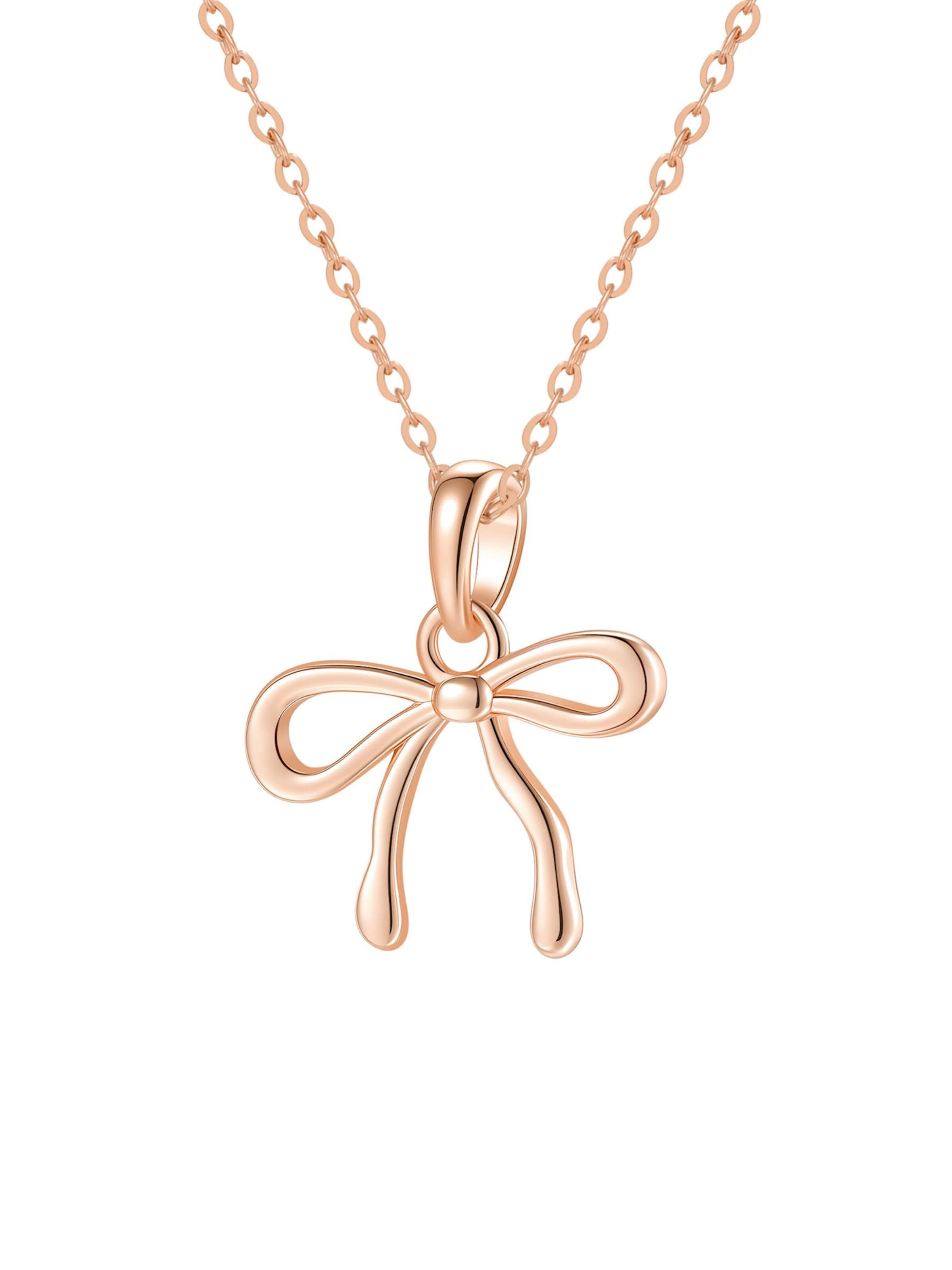 Hey Happiness - Cadena 'Bow' en oro