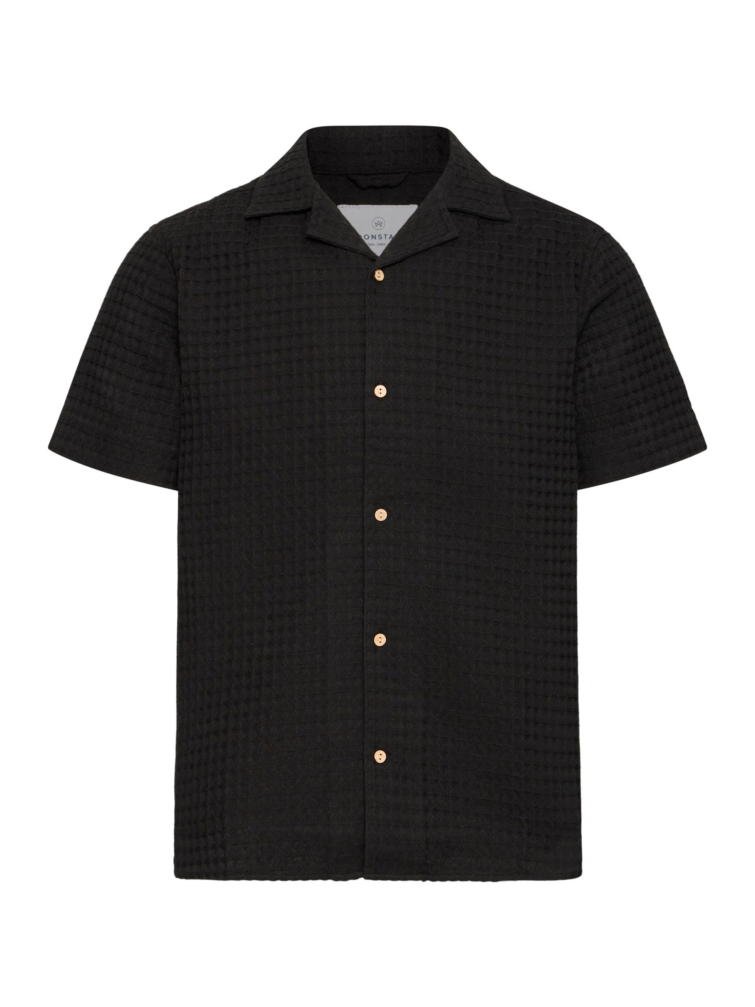 Fit confort Chemise 'Earnest' Kronstadt en noir : devant