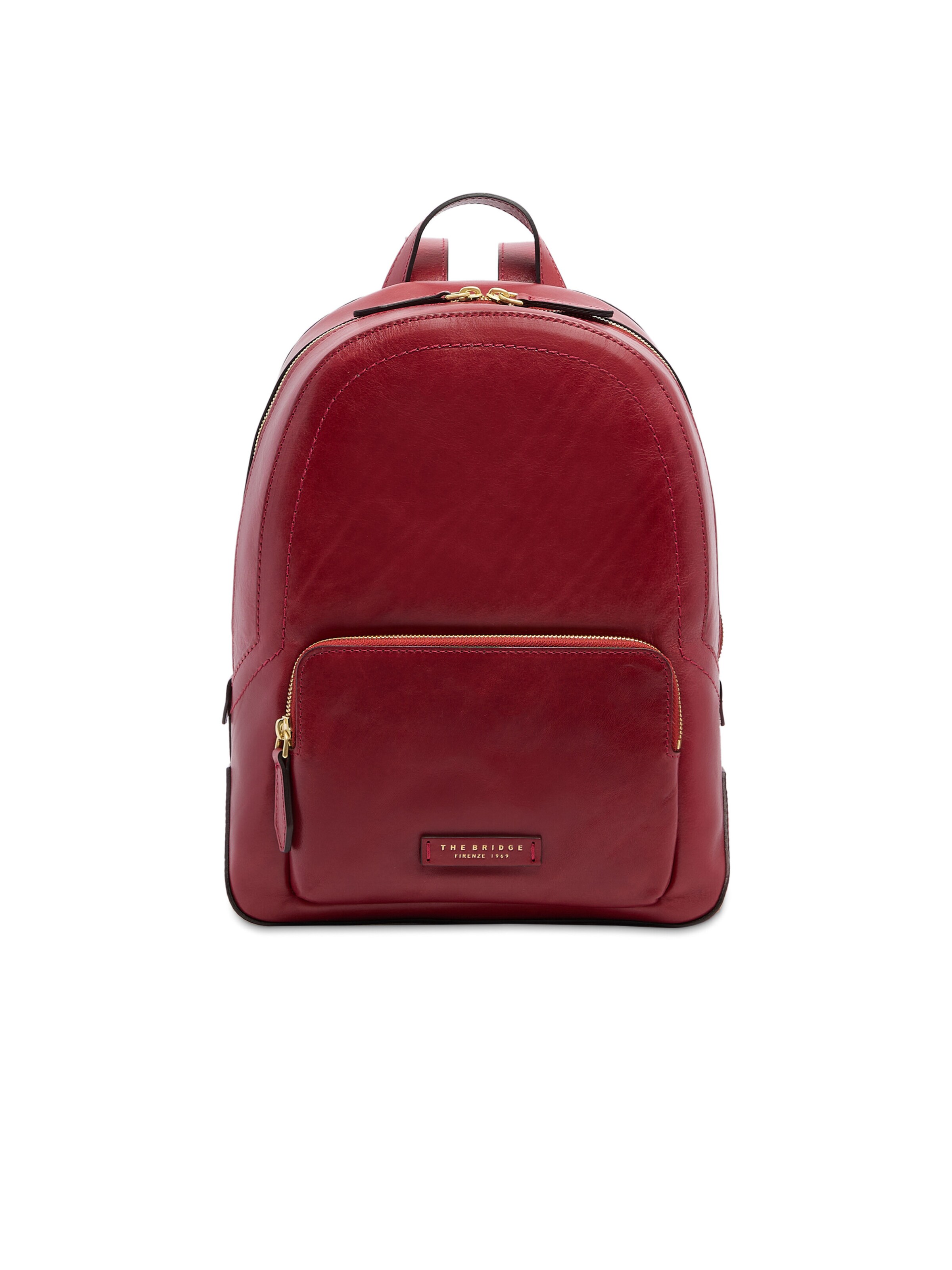 The Bridge Rucksack‌ in Rot: Vorderseite