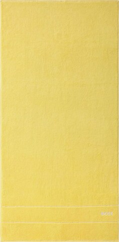 BOSS Shower Towel 'PLAIN' in Yellow: front