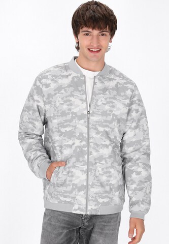 MO - Chaqueta de entretiempo en gris: frente