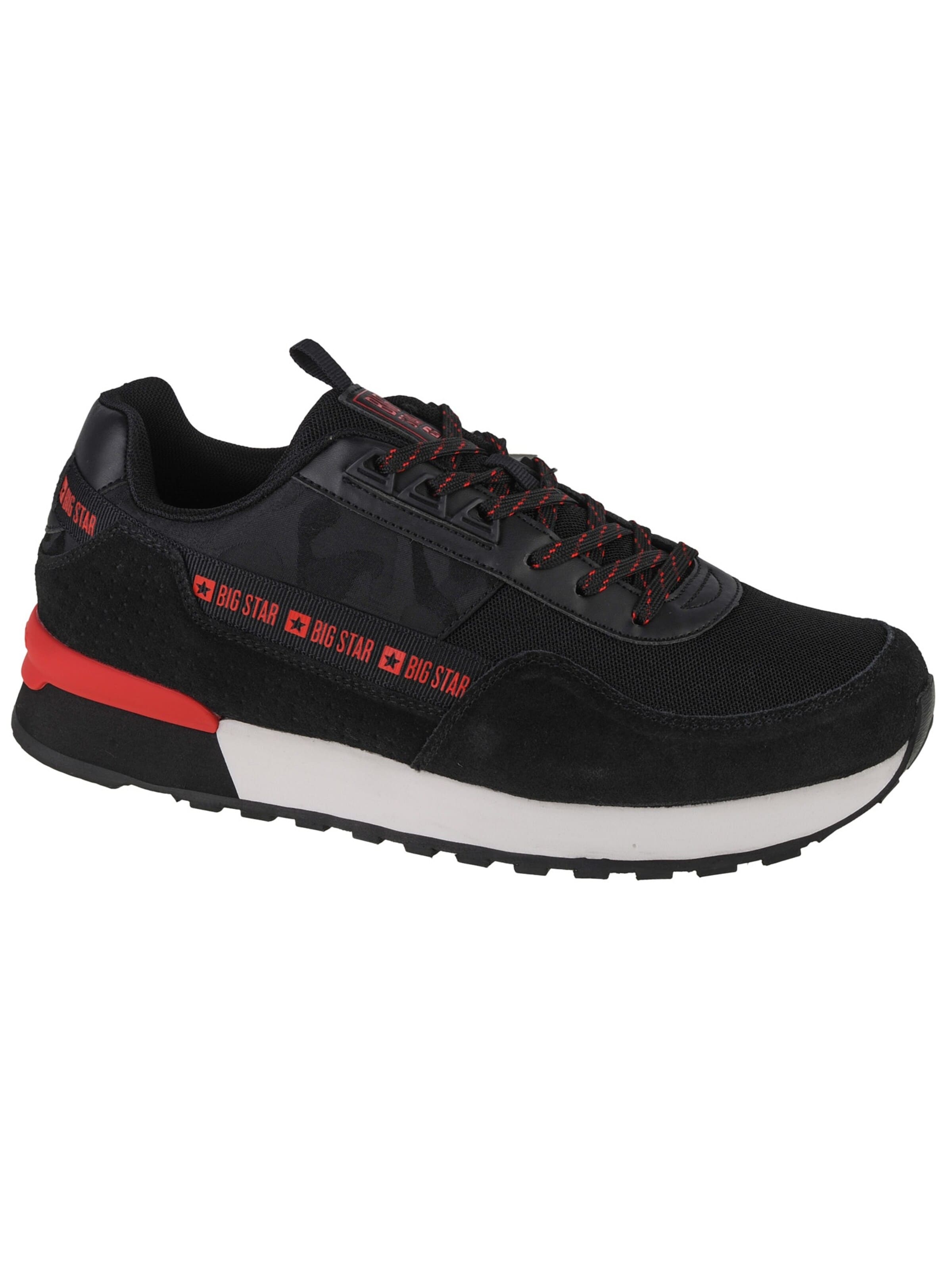 BIG STAR Platform trainers 'Big Star  LL17437' in Black: front