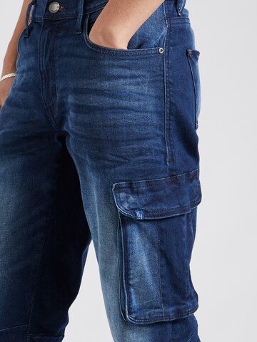 Regular Jeans cargo BLEND en bleu