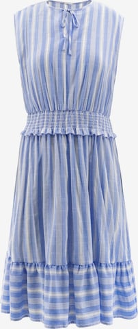 AIKI KEYLOOK Summer Dress in Blue: front