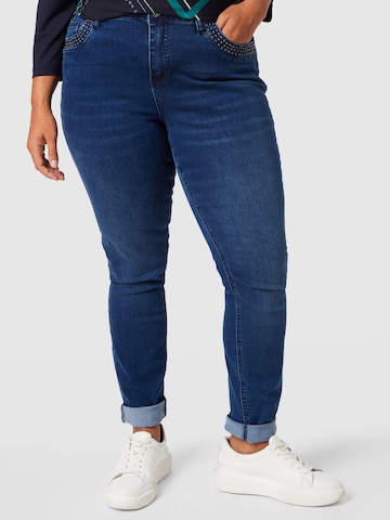 Zizzi Jeans 'JOSEFINE' in Blauw: voorkant