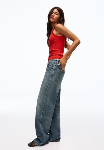 Wide leg Jeans di Bershka in blu