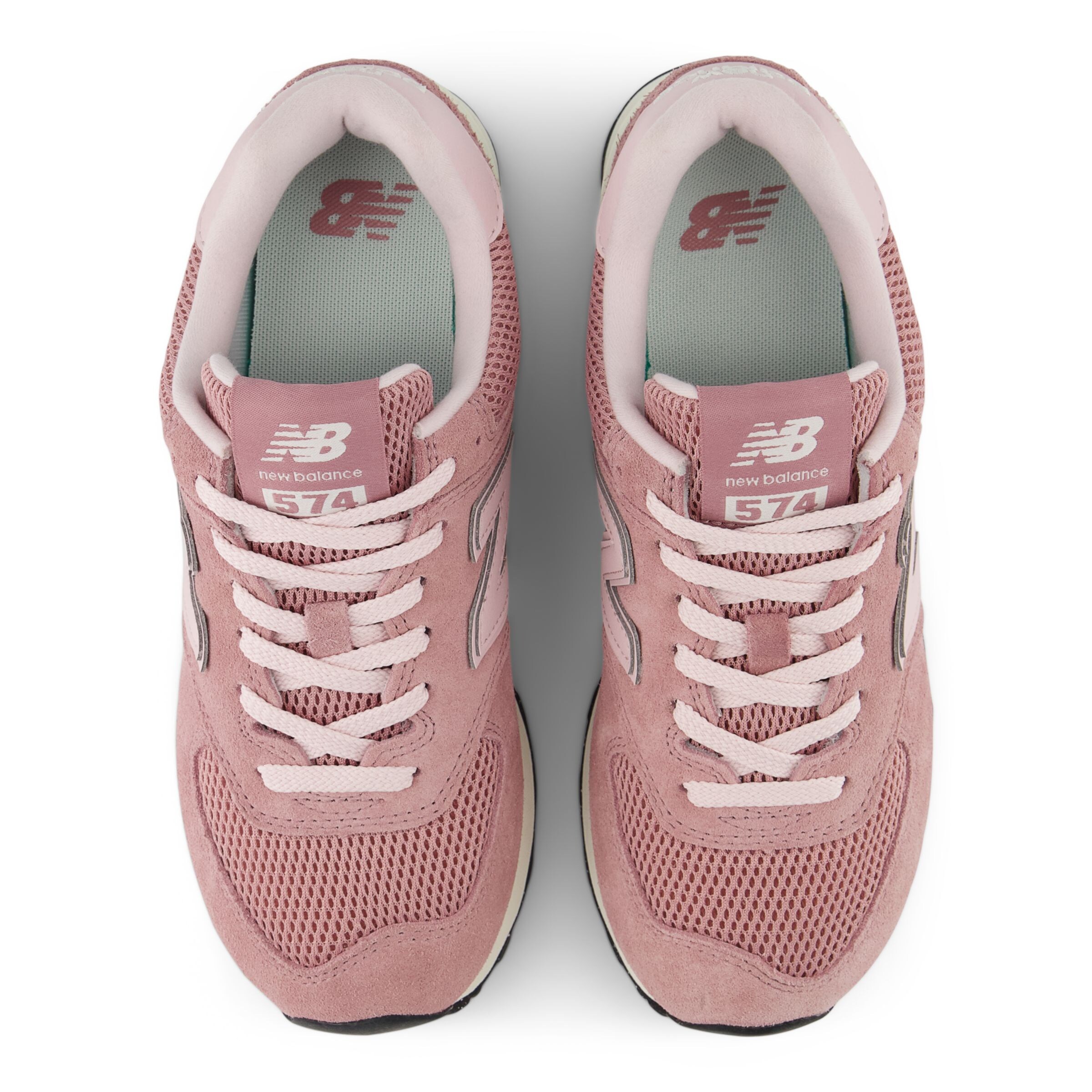 Baskets basses '574' new balance en rose
