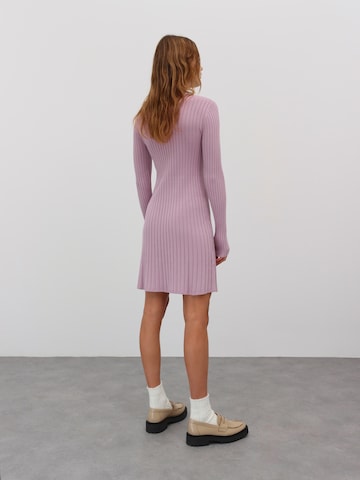 EDITED Knitted dress 'Karoline' in Pink