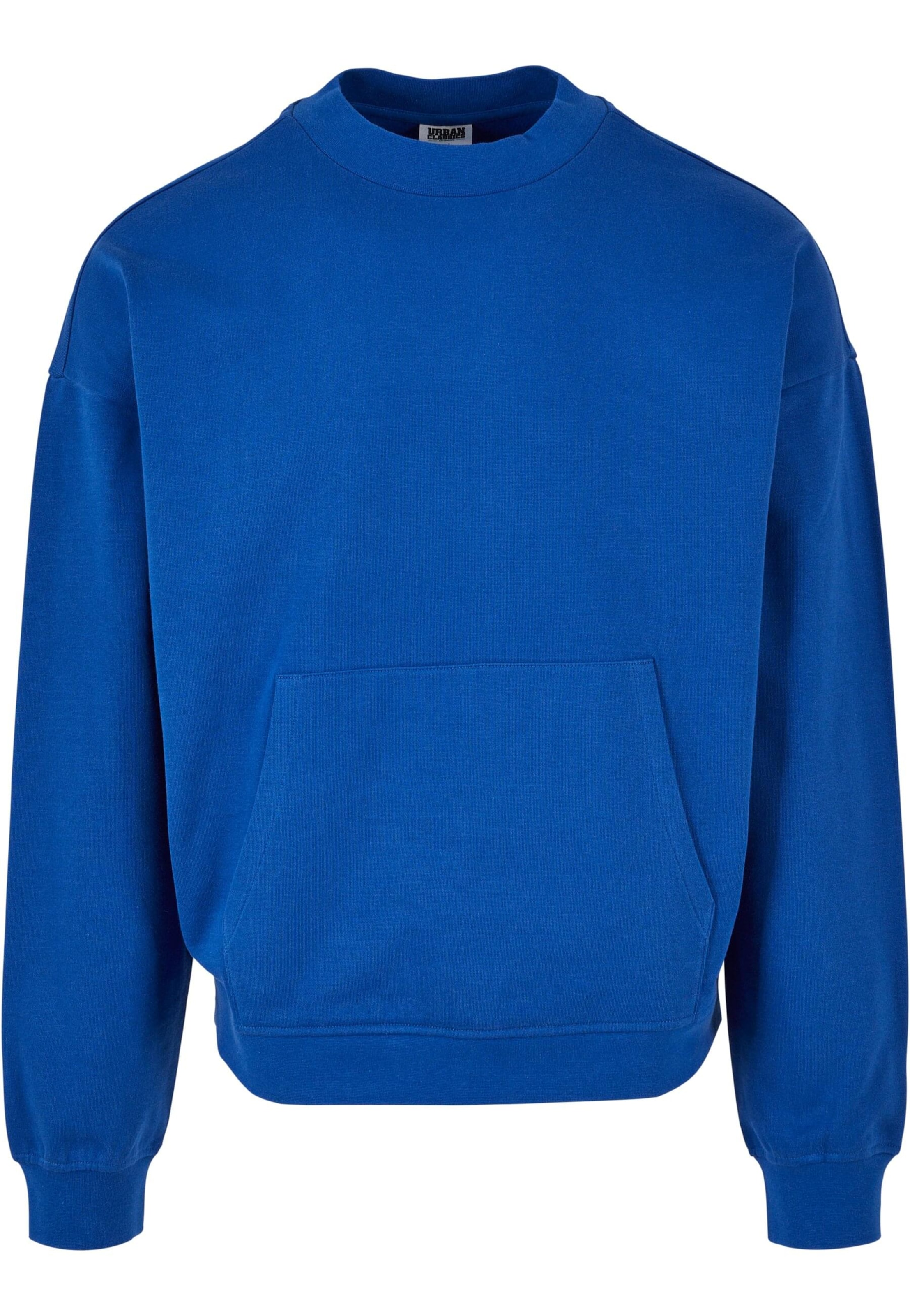 Urban Classics Sweatshirt in Blue: front