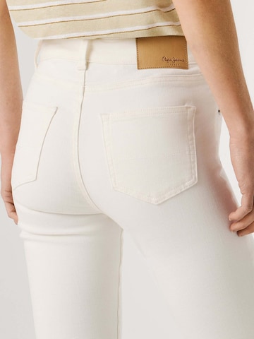 Coupe slim Jean 'Regent' Pepe Jeans en blanc
