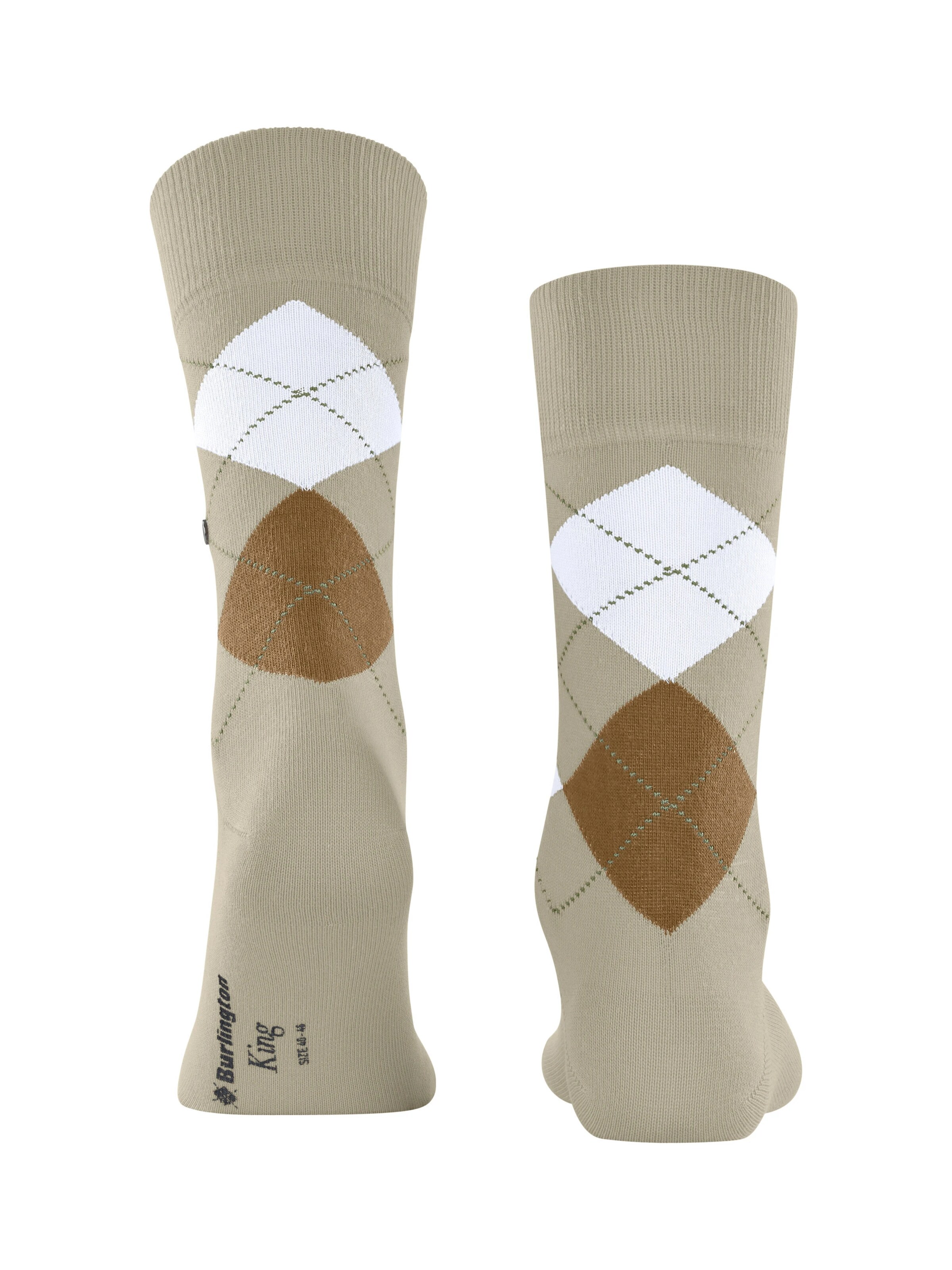 BURLINGTON Socks 'King' in Beige