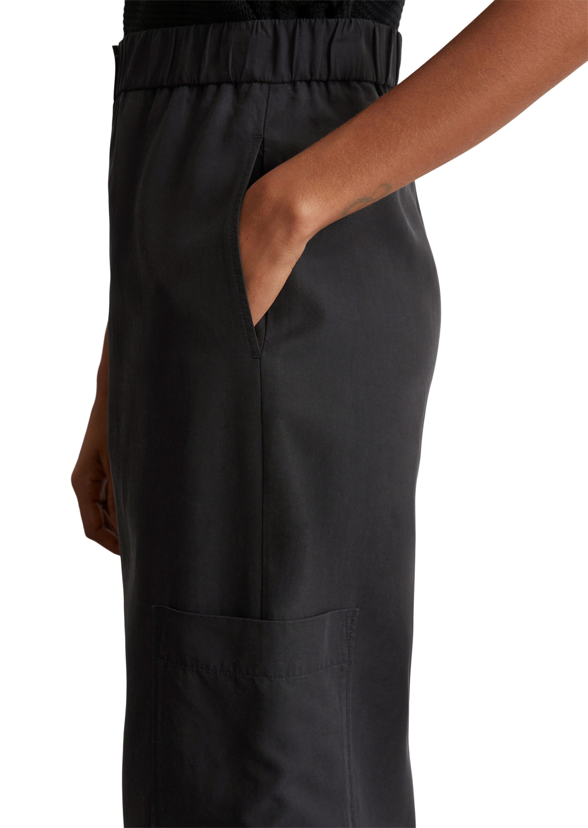 Marc O'Polo Loosefit Hose in Schwarz