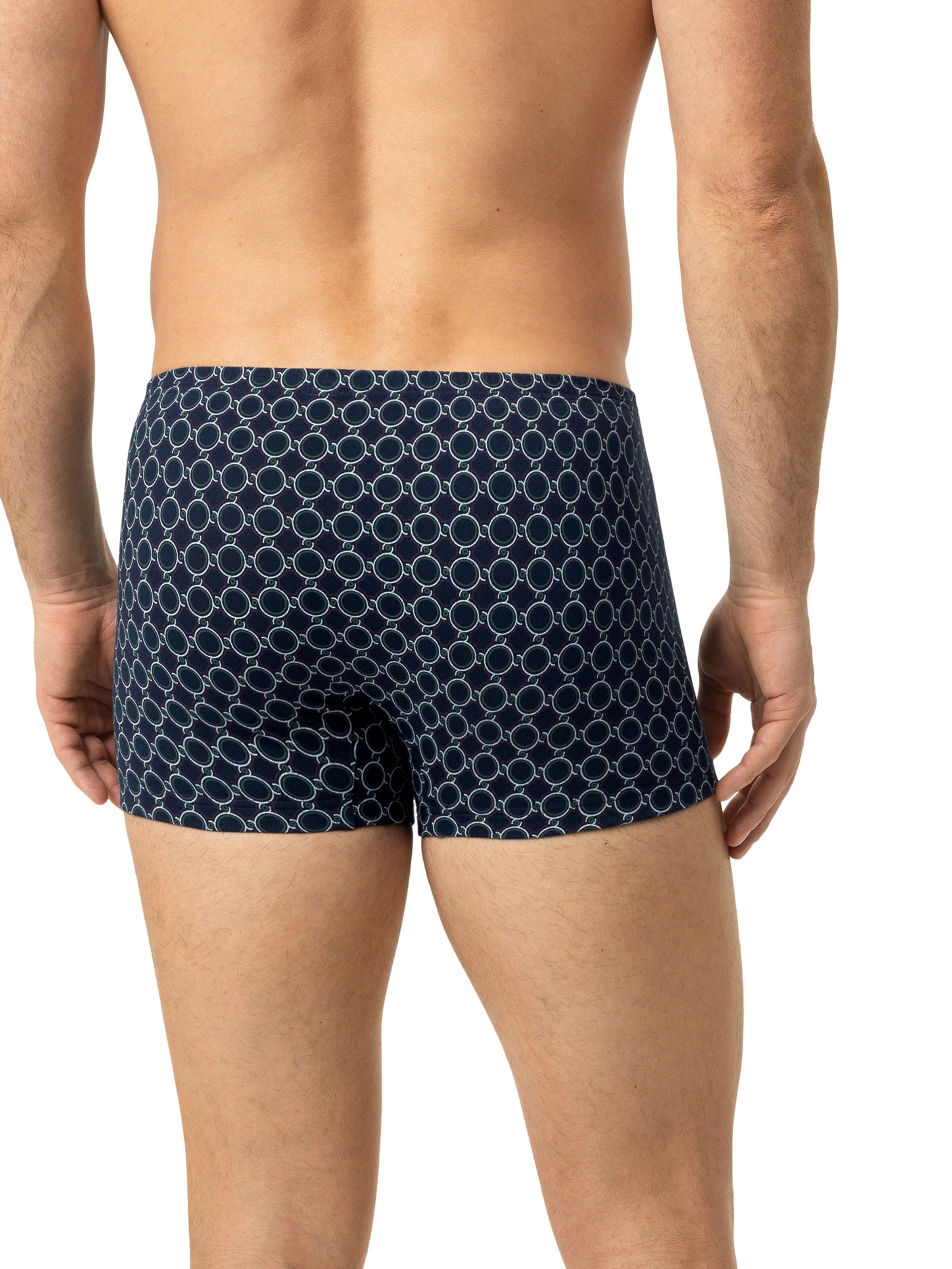 Mey Boxershorts 'Sleek Circles' in Blauw