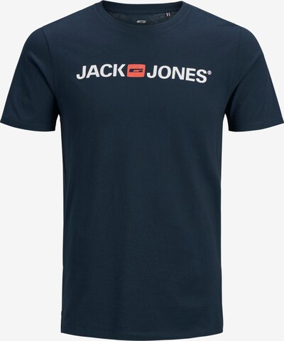 JACK & JONES Shirt 'Essentials' in de kleur Donkerblauw / Pastelrood / Wit, Productweergave