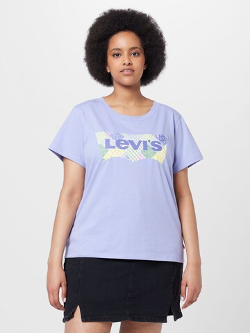 Levi's® Plus T-shirt 'Perfect' i lila: framsida