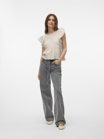 VERO MODA Blouse 'VMErma' in Grey