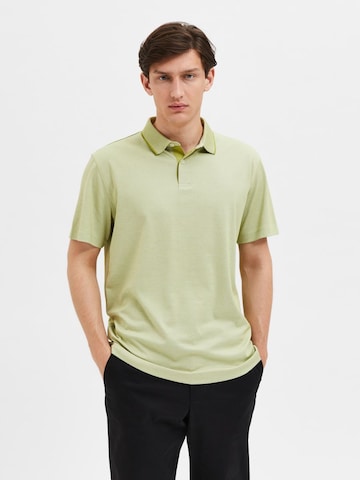 SELECTED HOMME Poloshirt 'Leroy' in Grün: predná strana