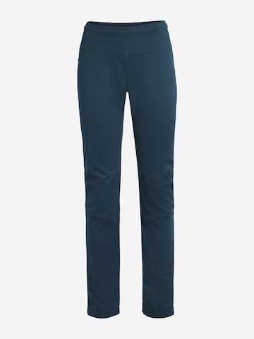 VAUDE Skinny Outdoor Pants 'Wintry' in Blue
